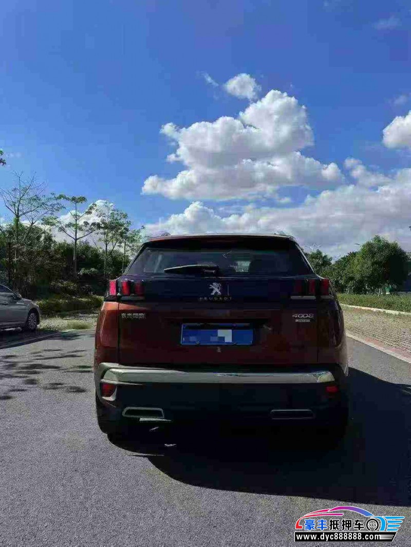 18年标致4008轿车抵押车出售