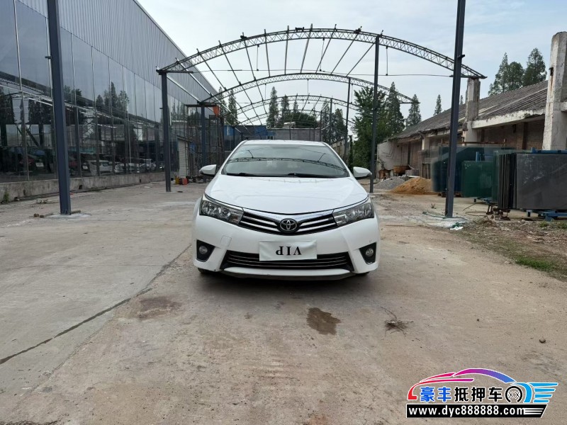 16年丰田卡罗拉轿车抵押车出售