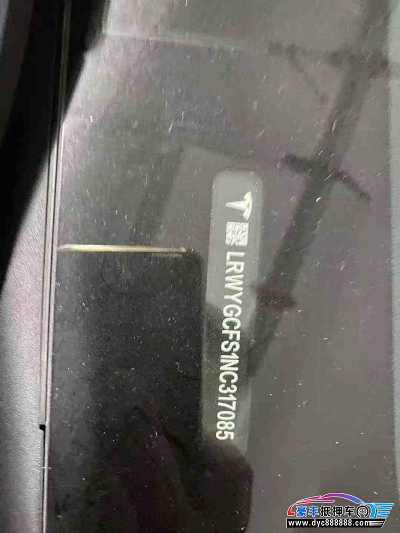 22年特斯拉Model Y轿车抵押车出售