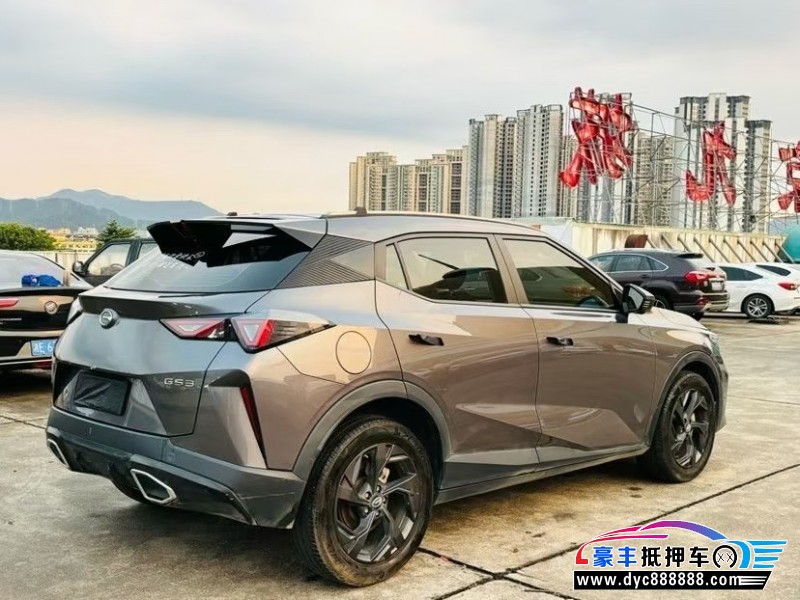 24年传祺gs3轿车抵押车出售