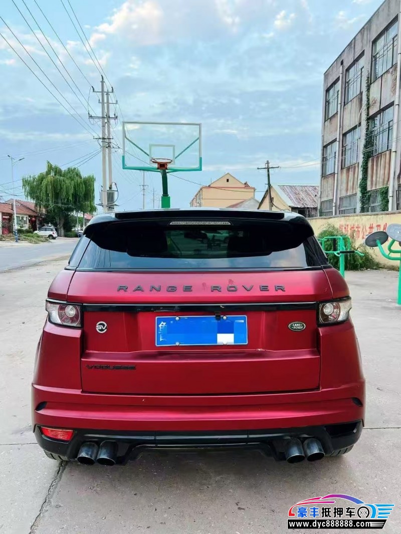 12年路虎揽胜极光轿车抵押车出售