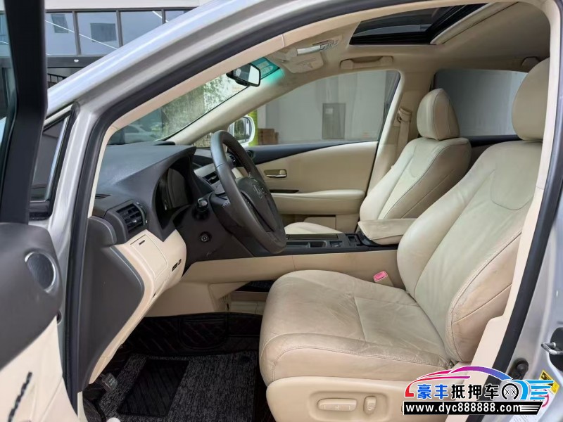 12年雷克萨斯RX轿车抵押车出售