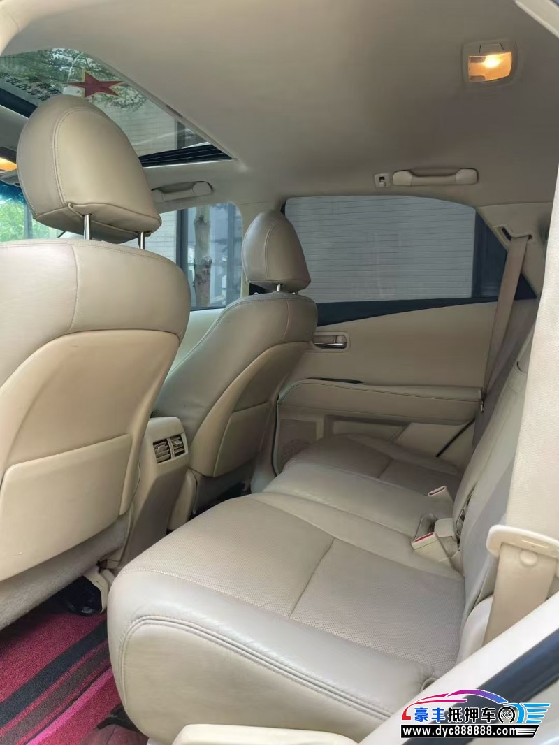 13年雷克萨斯RX轿车抵押车出售