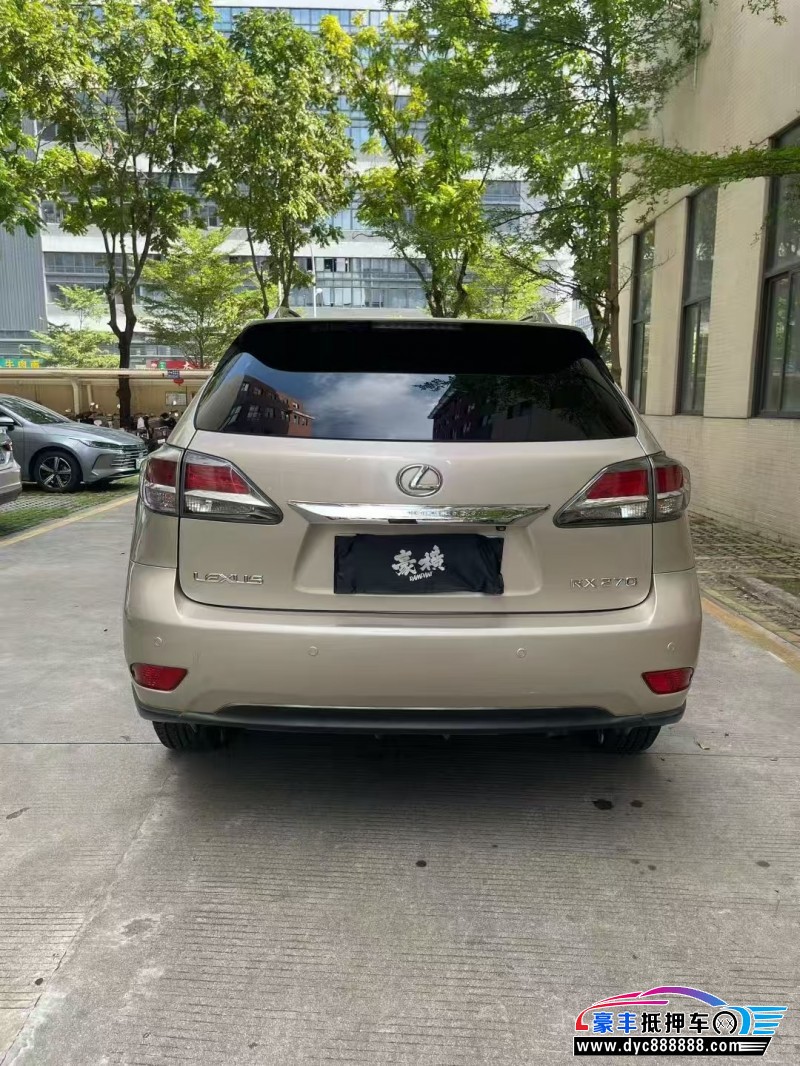 13年雷克萨斯RX轿车抵押车出售