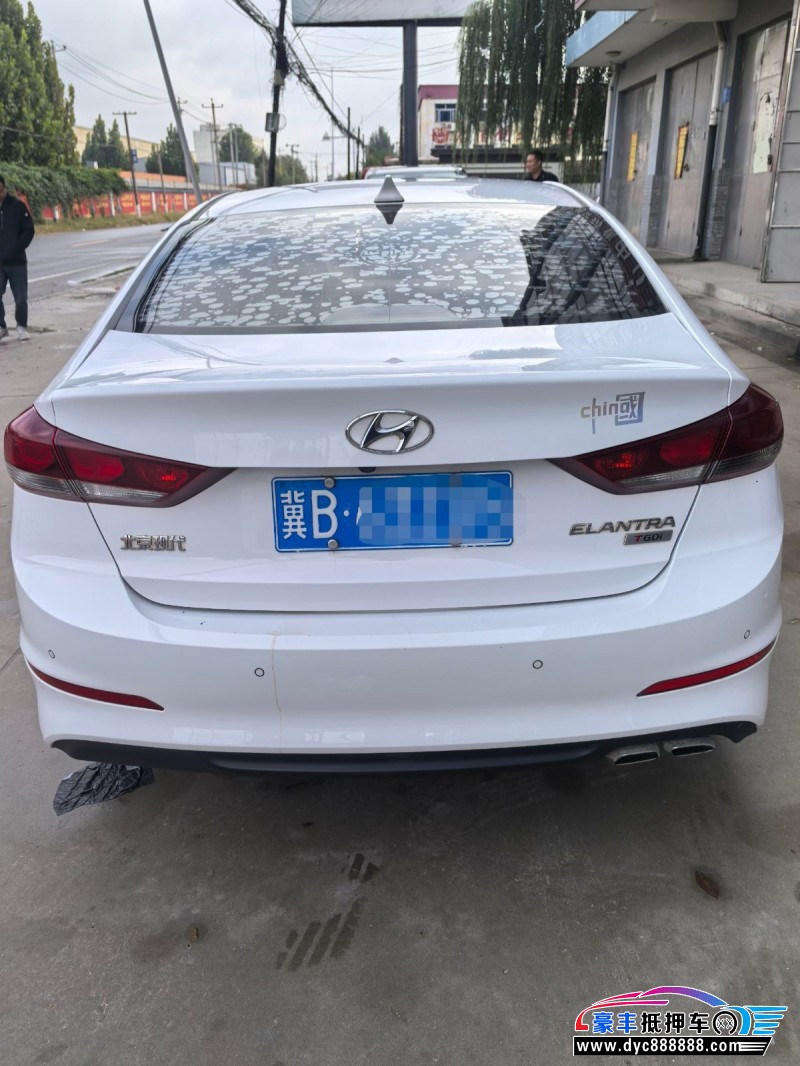 18年现代领动轿车抵押车出售