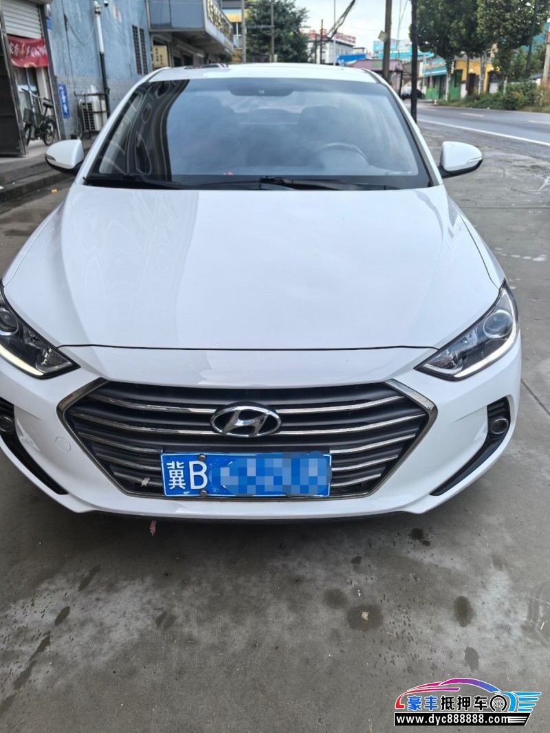 18年现代领动轿车抵押车出售