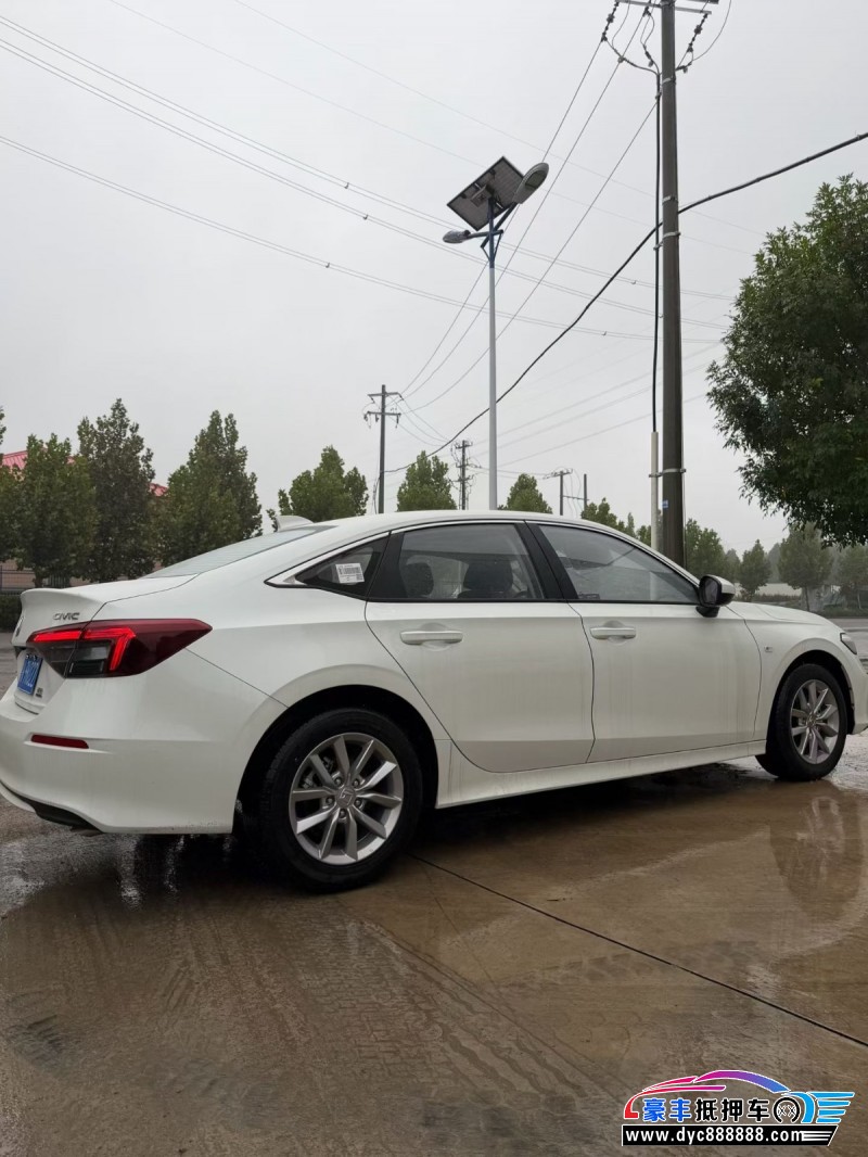 25年本田思域轿车抵押车出售