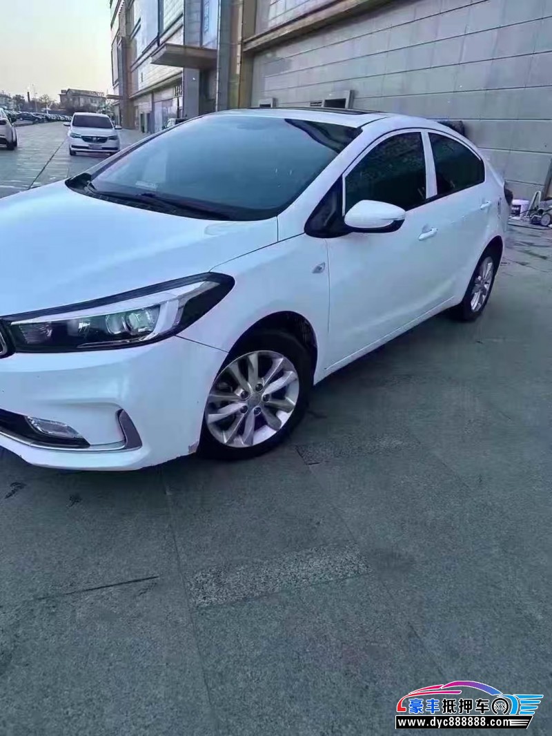 18年起亚K3轿车抵押车出售