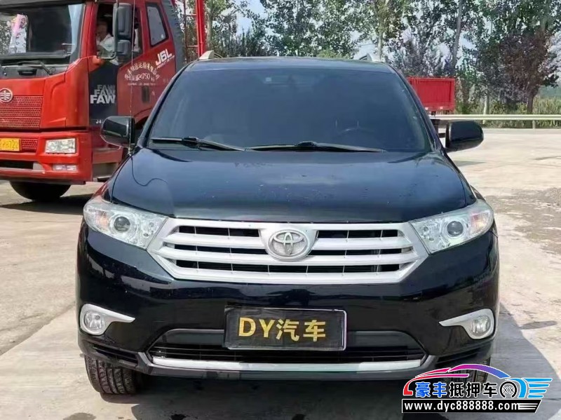 13年丰田汉兰达SUV抵押车出售