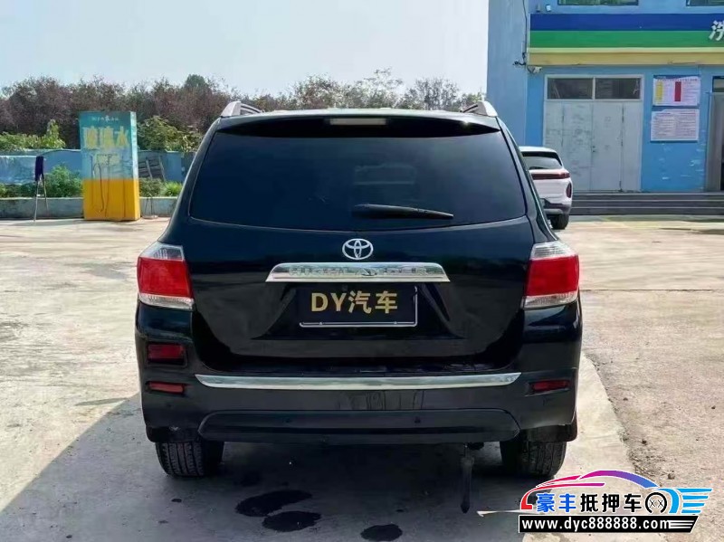 13年丰田汉兰达SUV抵押车出售