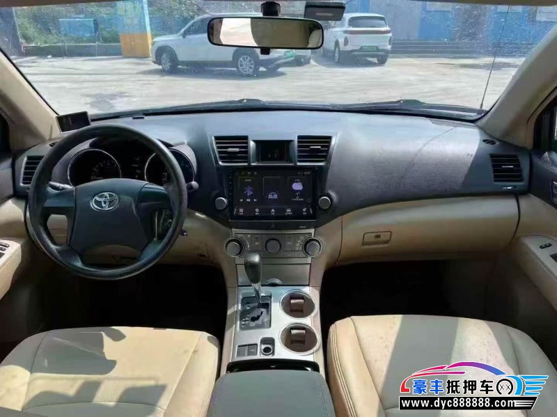 13年丰田汉兰达SUV抵押车出售