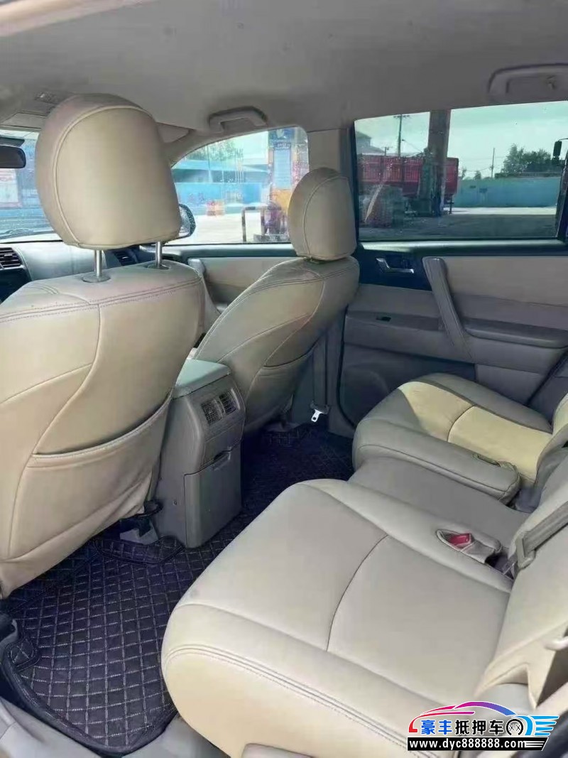 13年丰田汉兰达SUV抵押车出售