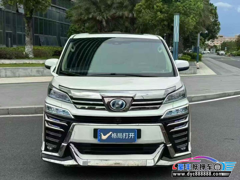 19年丰田威尔法轿车抵押车出售