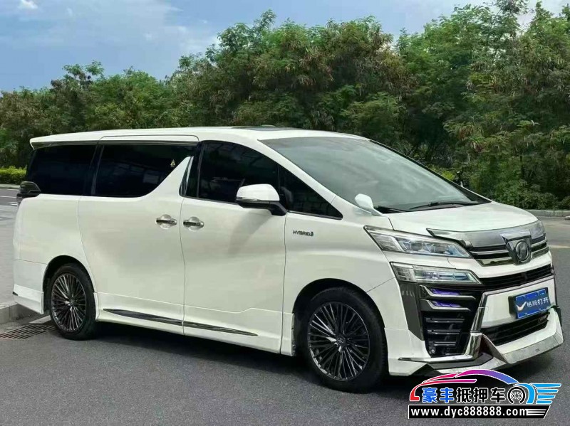 19年丰田威尔法轿车抵押车出售