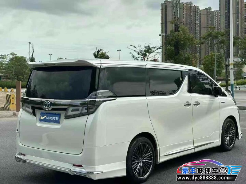 19年丰田威尔法轿车抵押车出售