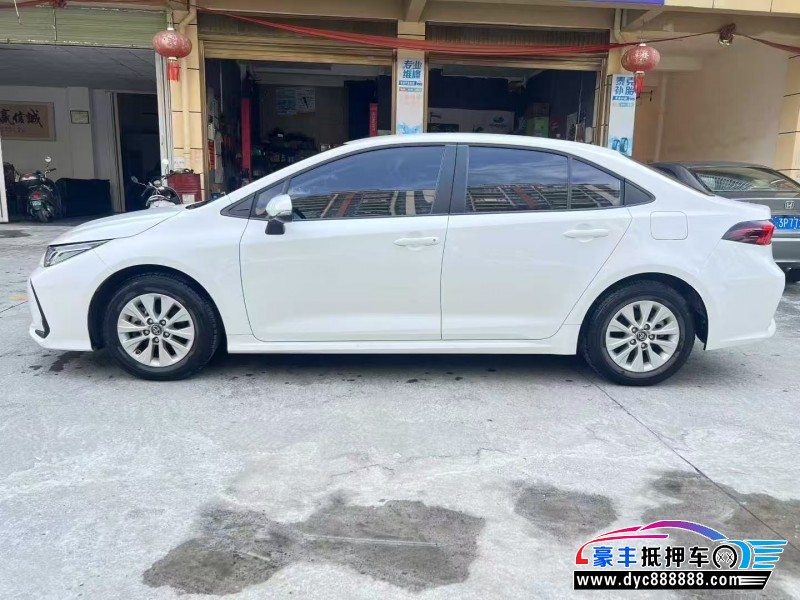 23年丰田卡罗拉轿车抵押车出售