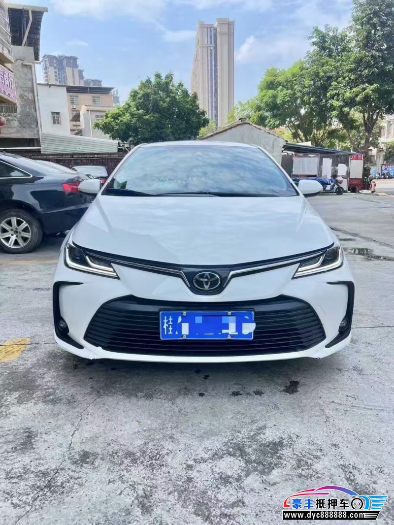 23年丰田卡罗拉轿车抵押车出售