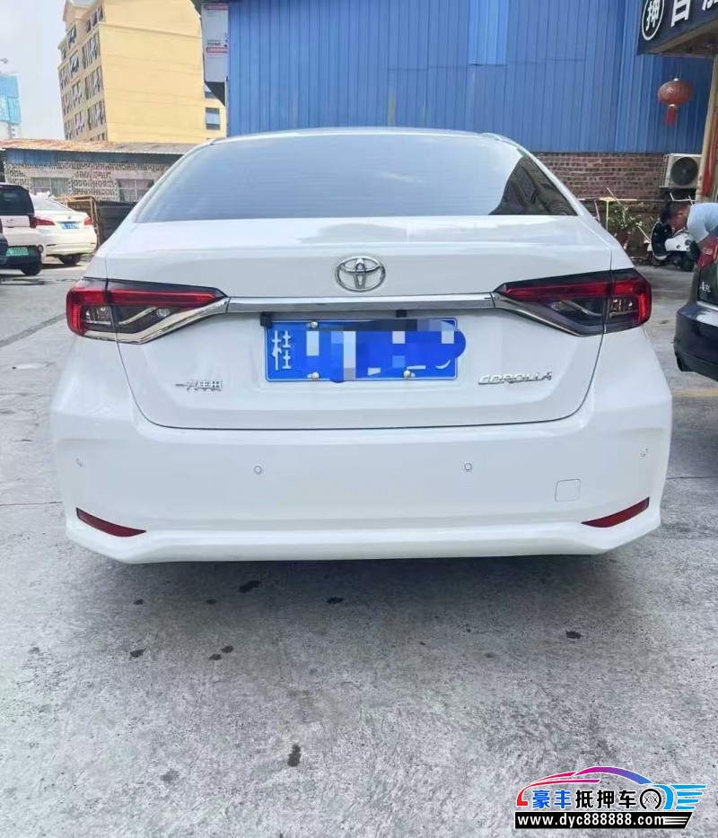 23年丰田卡罗拉轿车抵押车出售