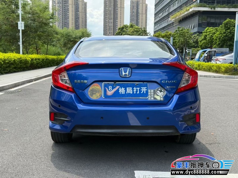 18年本田思域轿车抵押车出售