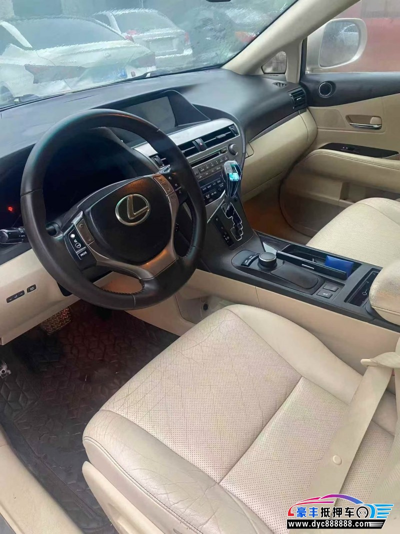 13年雷克萨斯RX轿车抵押车出售