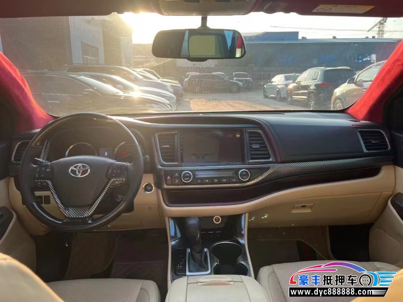 15年丰田汉兰达SUV抵押车出售