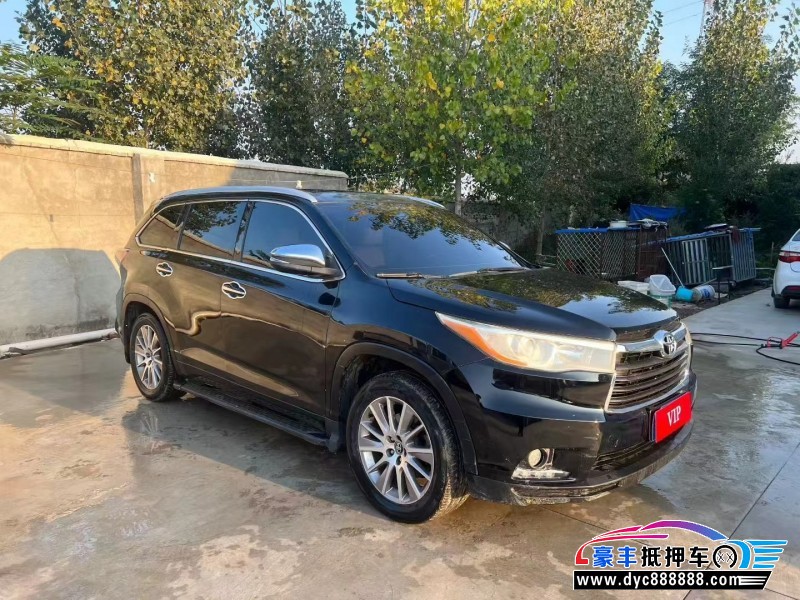15年丰田汉兰达SUV抵押车出售