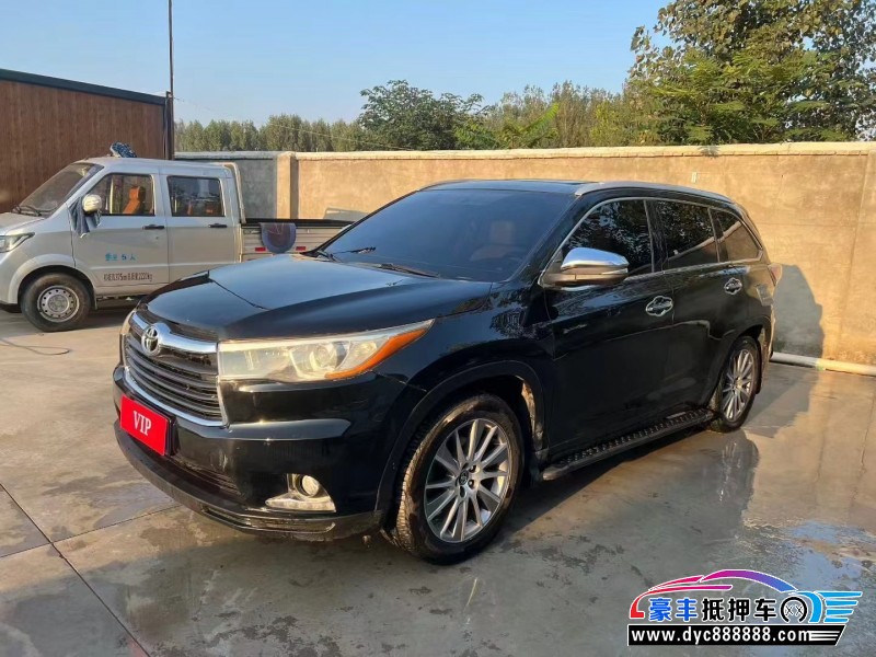 15年丰田汉兰达SUV抵押车出售