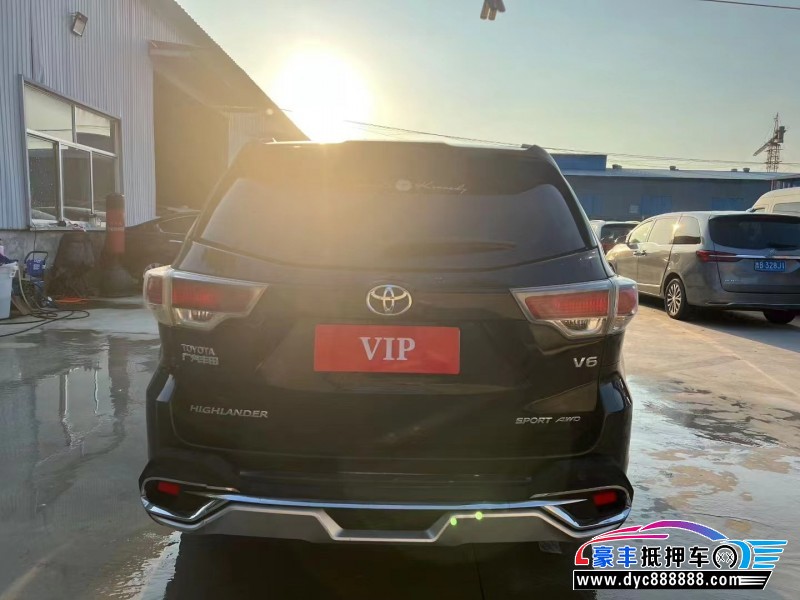 15年丰田汉兰达SUV抵押车出售