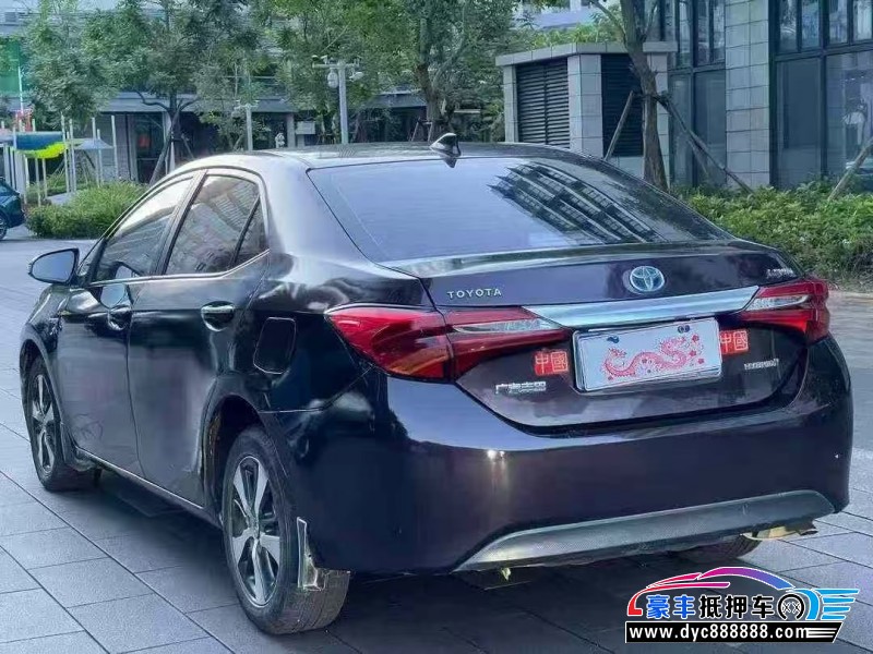 18年丰田雷凌轿车抵押车出售