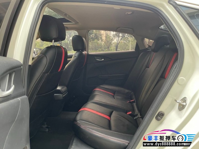 18年本田思域轿车抵押车出售