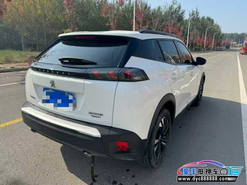 21年标致2008轿车抵押车出售