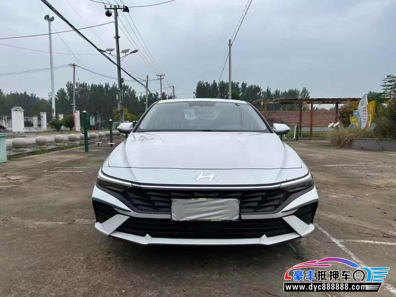 23年现代伊兰特轿车抵押车出售