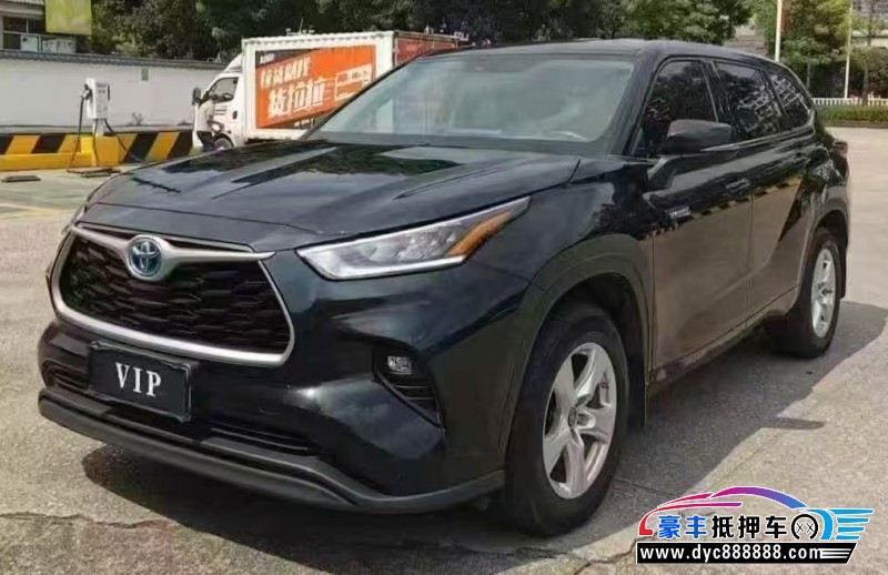 21年丰田汉兰达轿车抵押车出售