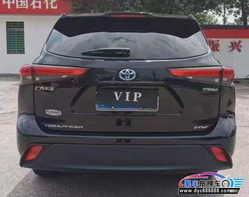 21年丰田汉兰达轿车抵押车出售