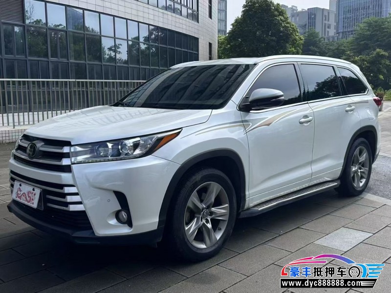 21年丰田汉兰达轿车抵押车出售