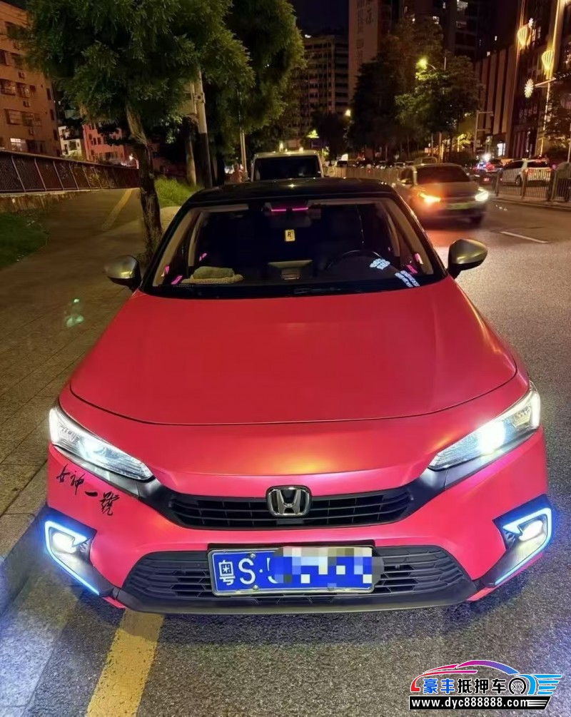 抵押车出售21年本田思域轿车