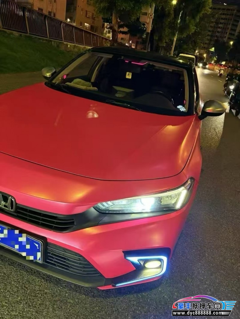 21年本田思域轿车抵押车出售