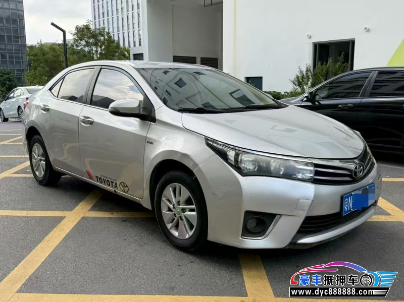 16年丰田卡罗拉轿车抵押车出售