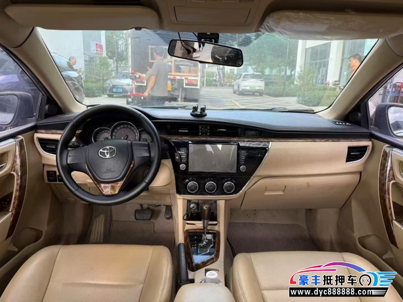 16年丰田卡罗拉轿车抵押车出售