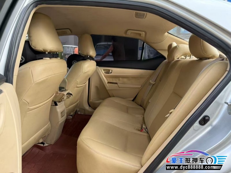 16年丰田卡罗拉轿车抵押车出售