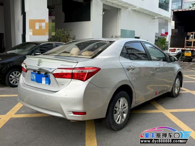 16年丰田卡罗拉轿车抵押车出售