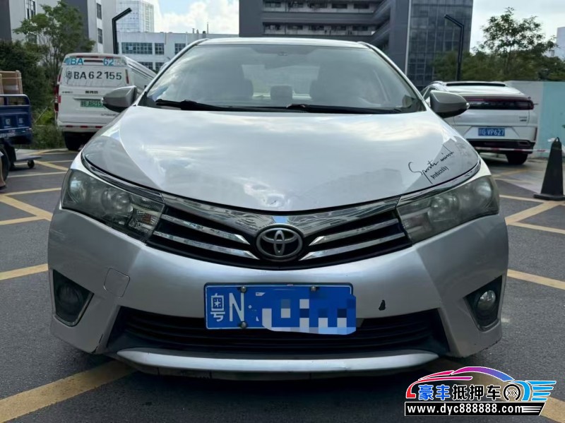 16年丰田卡罗拉轿车抵押车出售