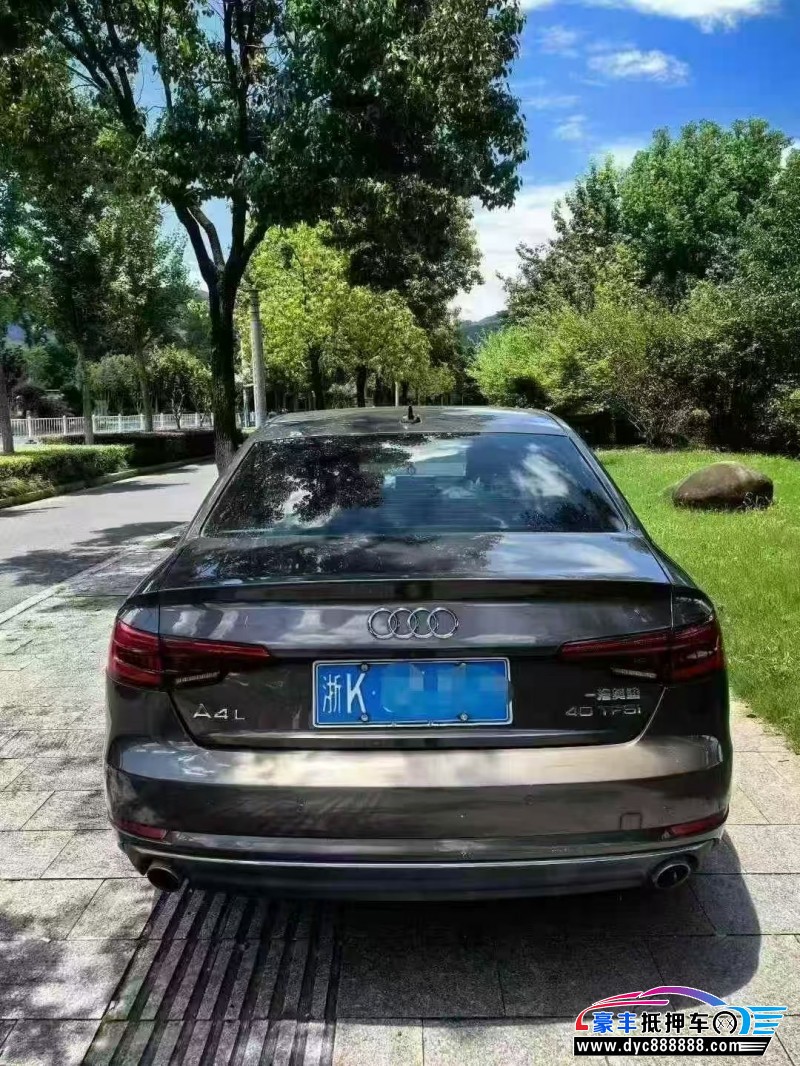 18年奥迪A4L轿车抵押车出售