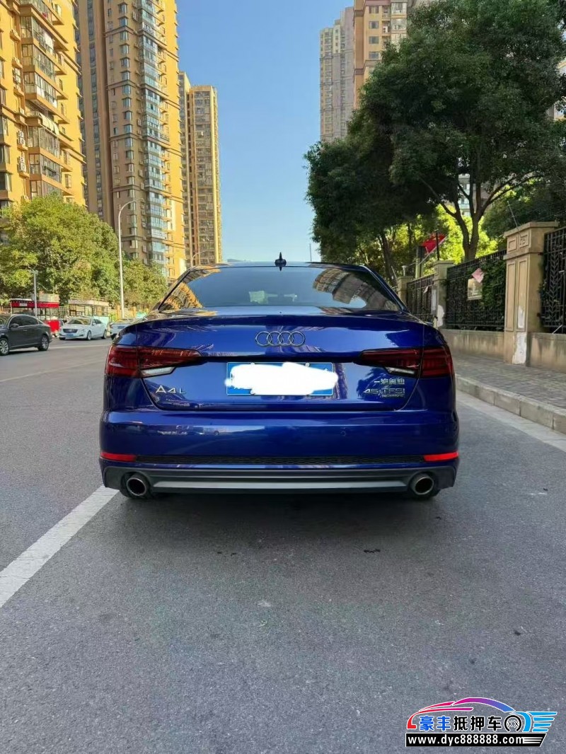 18年奥迪A4L轿车抵押车出售