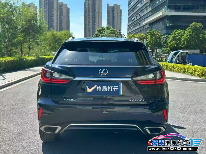 17年雷克萨斯RX轿车抵押车出售