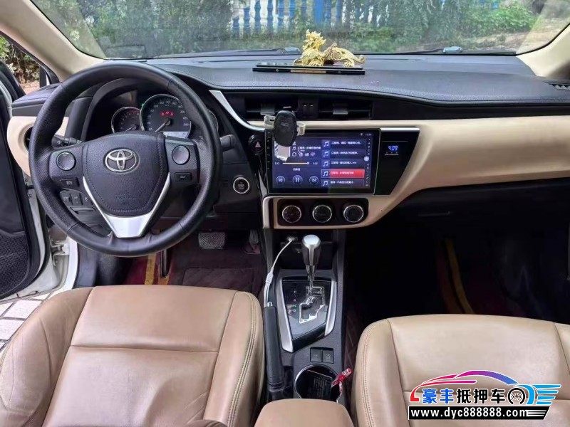 17年丰田卡罗拉轿车抵押车出售