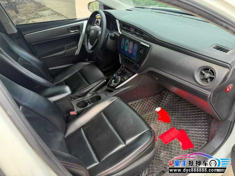 18年丰田雷凌轿车抵押车出售