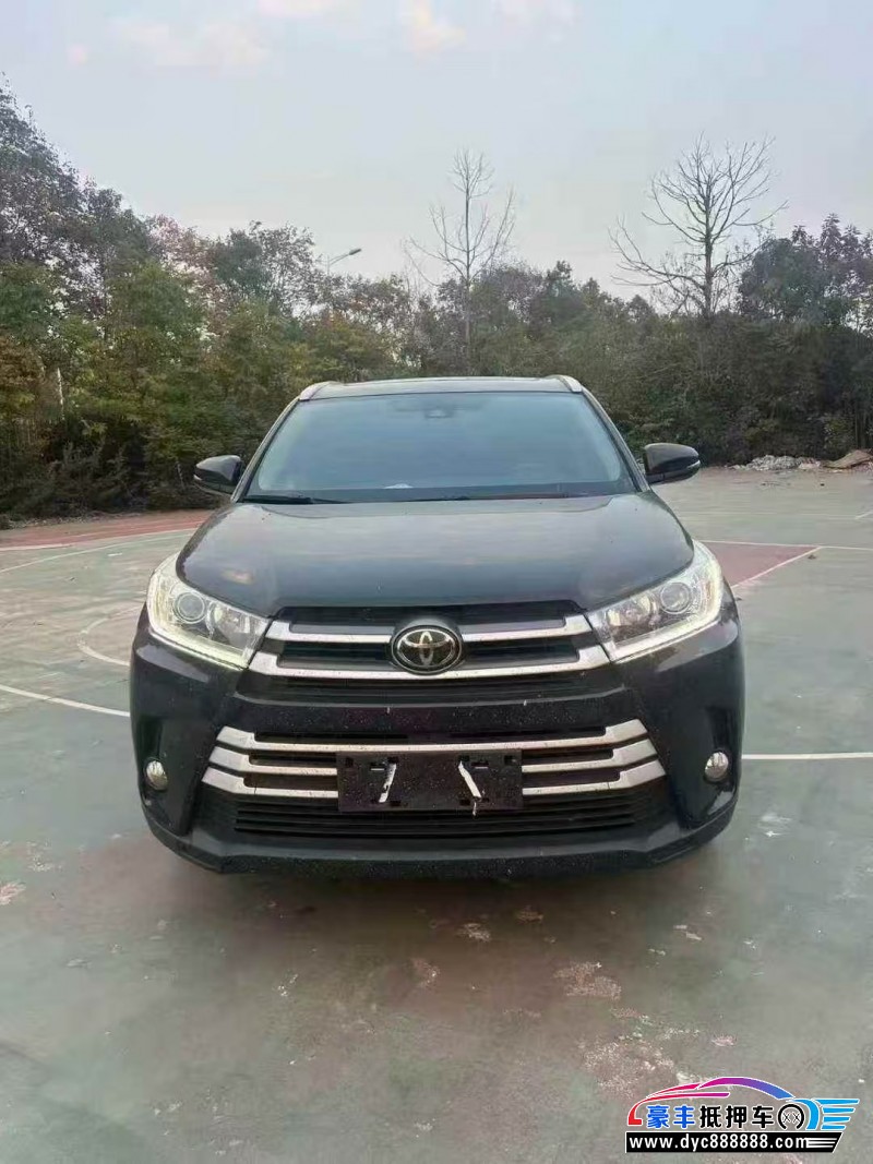 22年丰田汉兰达轿车抵押车出售