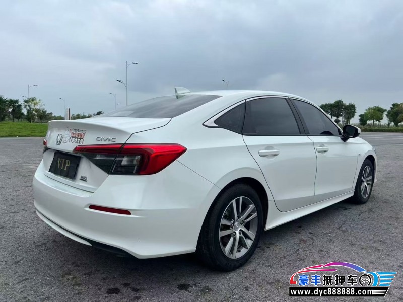 22年本田思域轿车抵押车出售