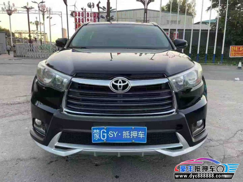 15年丰田汉兰达轿车抵押车出售